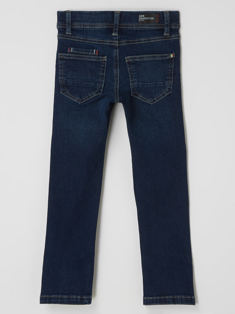 Jeans mit Stretch-Anteil Modell 'Theo' in jeans