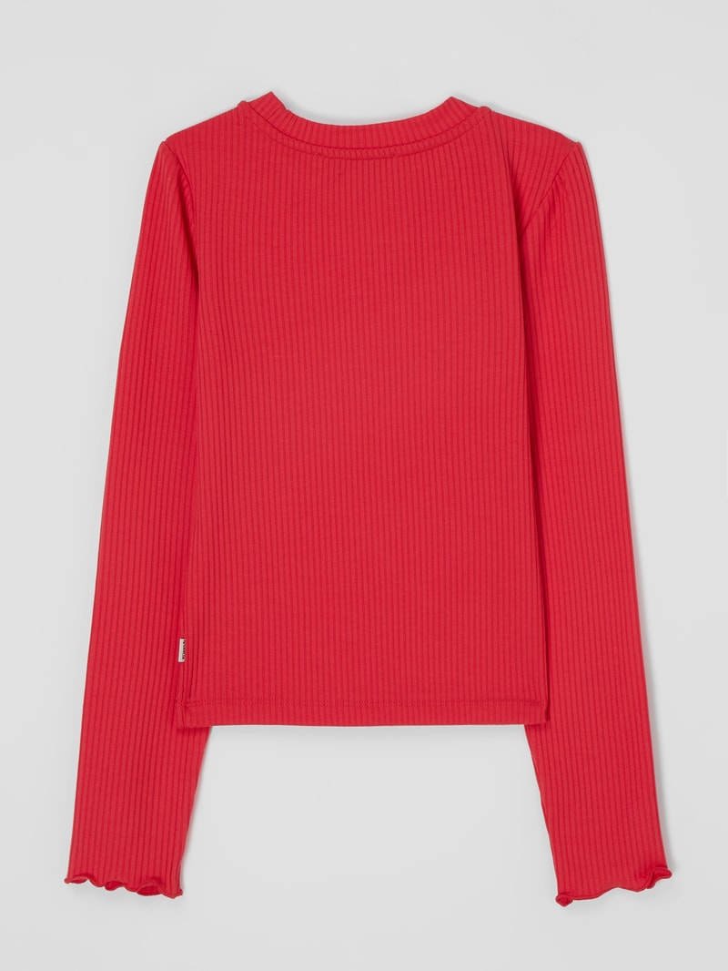Longsleeve mit Viskose-Anteil in rot