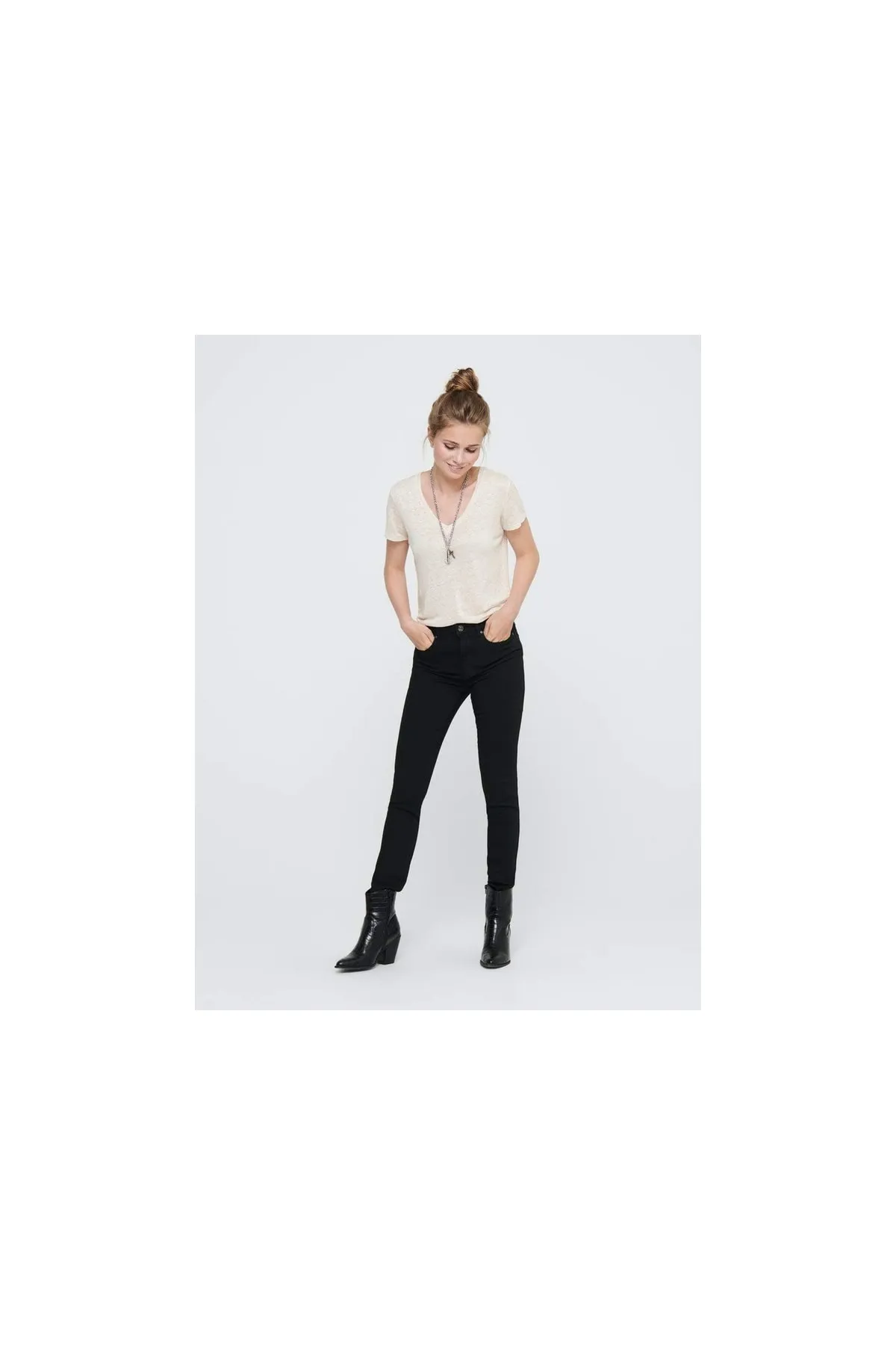 Only  Jeans - Schwarz - Straight