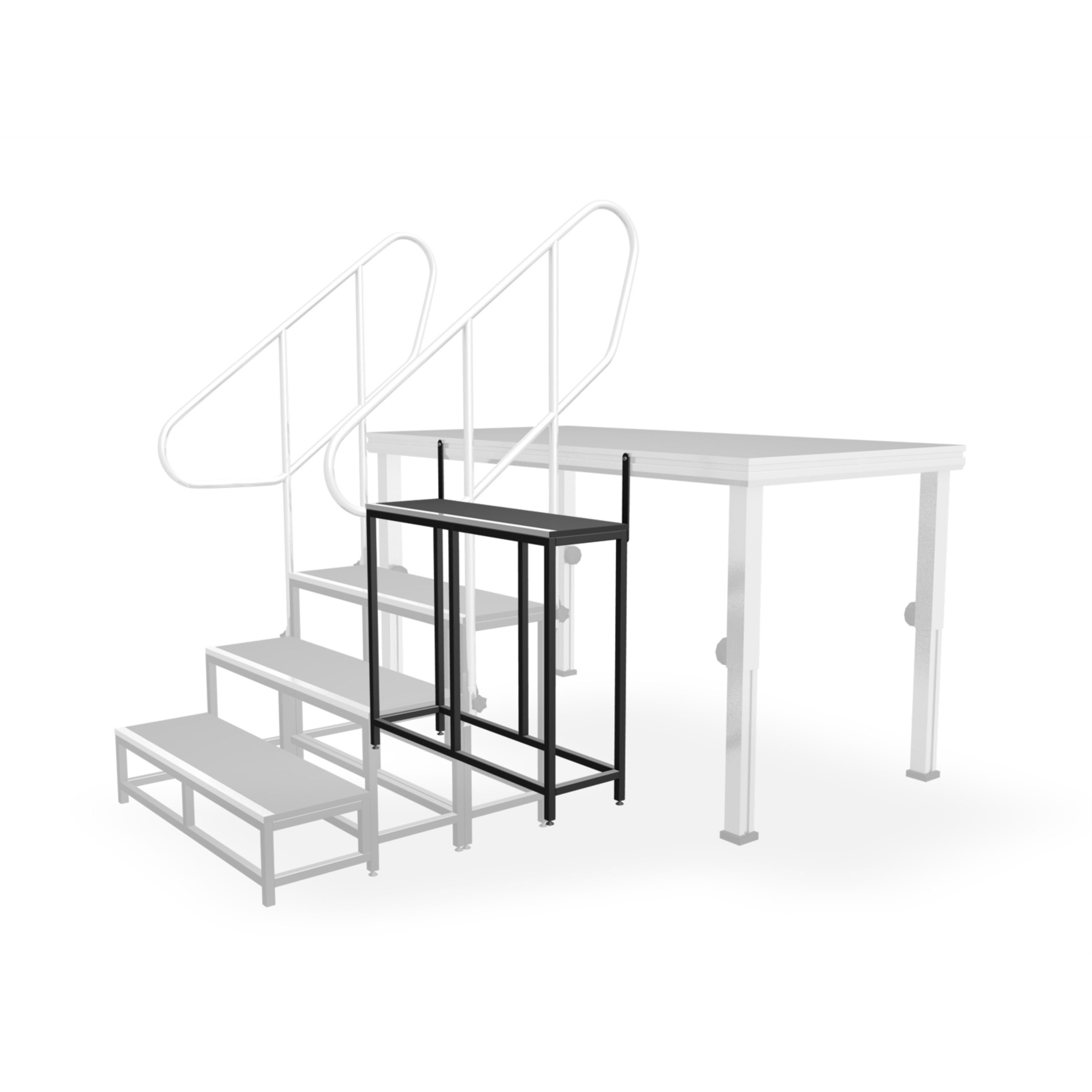 lightmaXX Gerüst, ALU-STAGE Treppenstufe 80 1 Stufe, 80cm