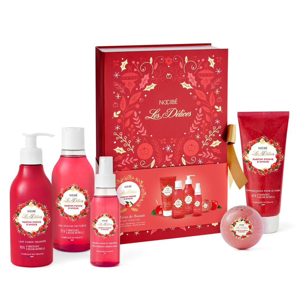 Nocibé Les Délices - Mon Livre de Beauté Coffret bain Pomme d'Amour