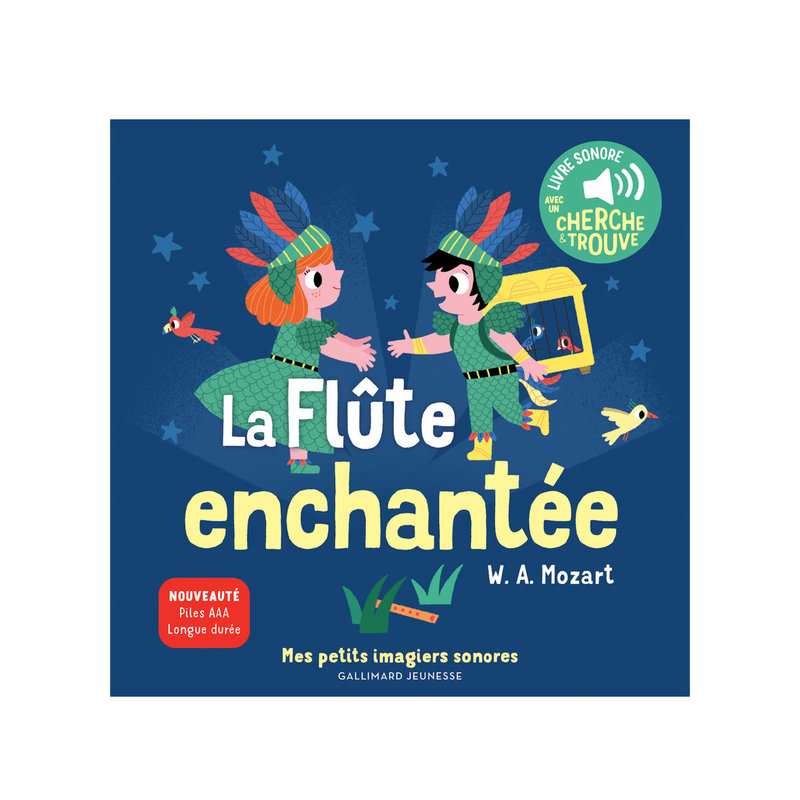 Livre sonore La flute enchantée - Gallimard Jeunesse