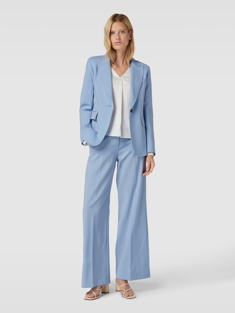 Blazer mit Knopfverschluss Modell 'VALDA' in hellblau