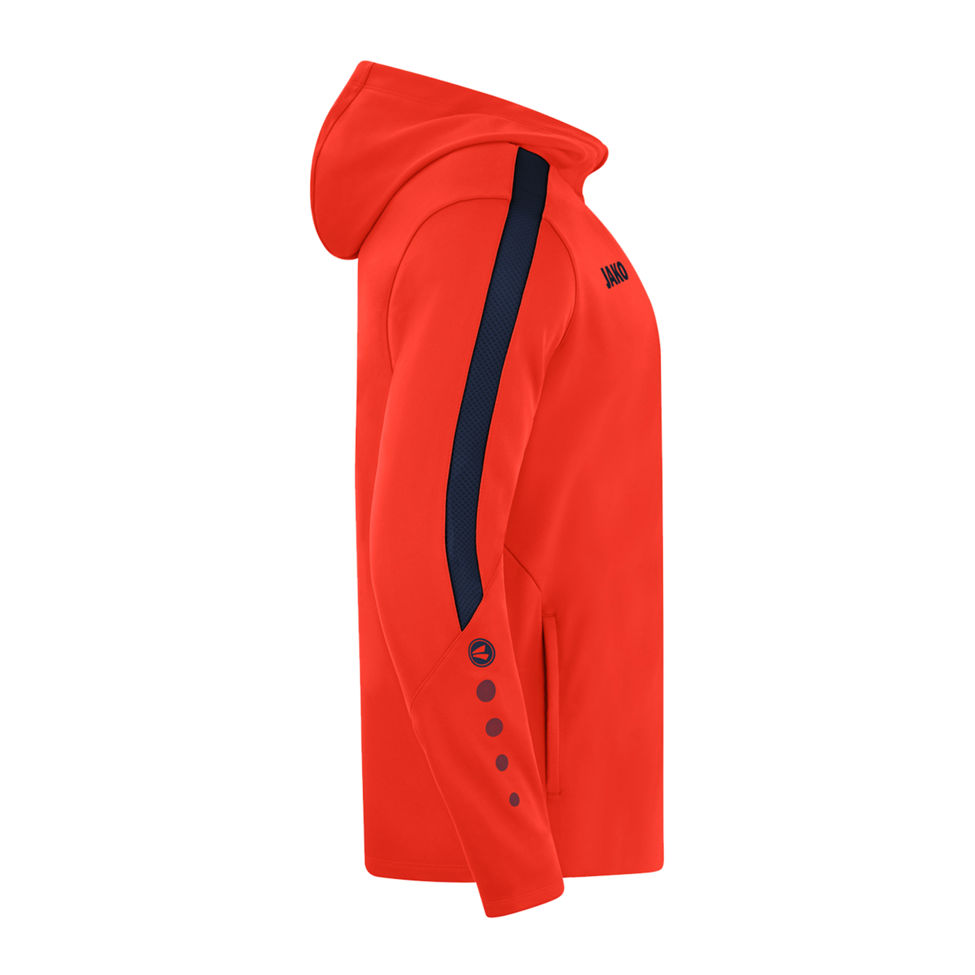 JAKO Power Kapuzenjacke Orange Blau F375