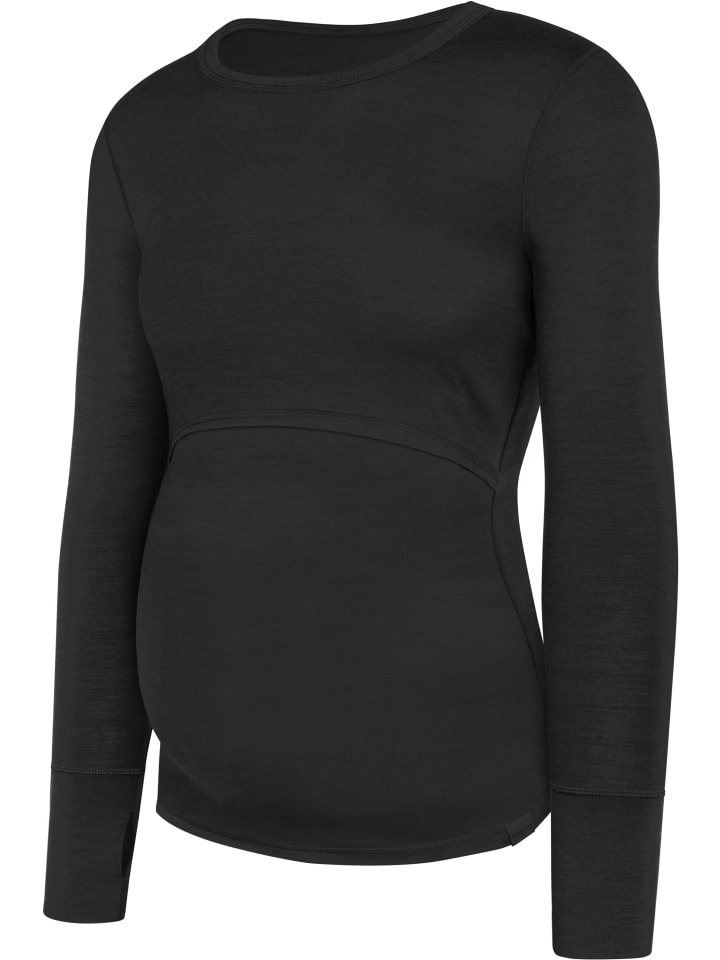 Normani Outdoor Sports Merino Umstands-Langarm-Shirt Cambria in Anthrazit günstig kaufen