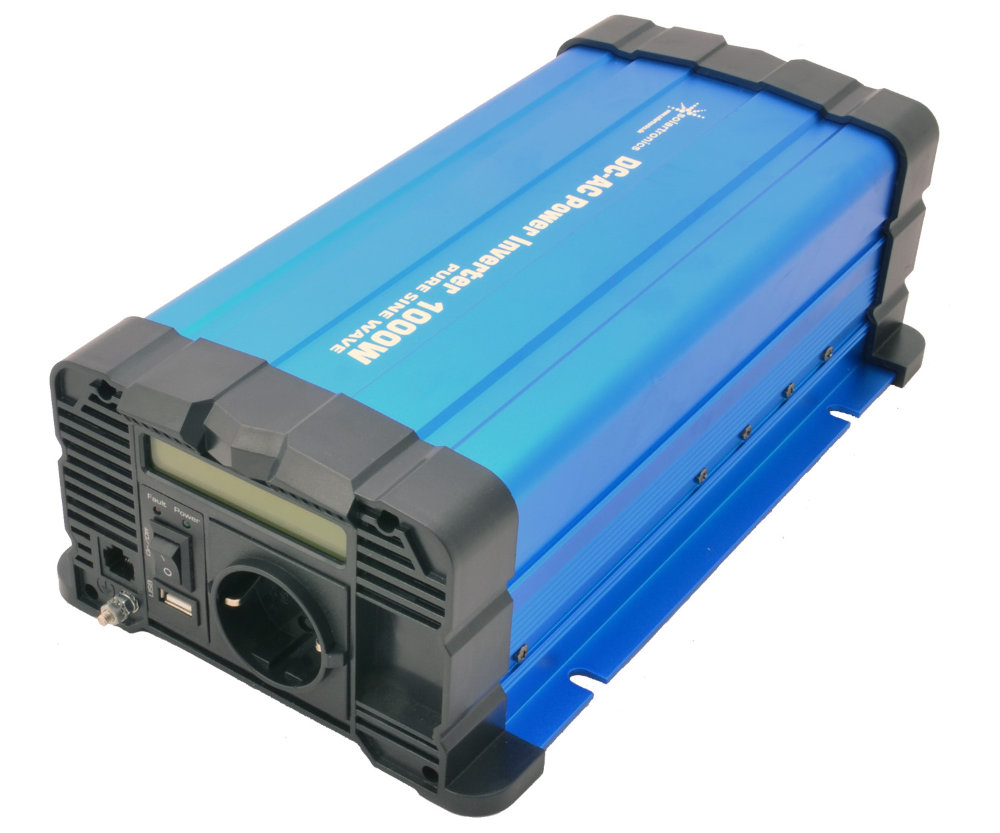 Solartronics Spannungswandler FS1000D12V 1000W/2000W reiner Sinus mit Display