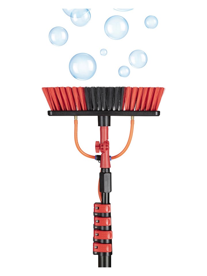 Lifa Living Teleskop-Wasserbürste in Schwarz/ Rot - (H)460 cm günstig kaufen onesize