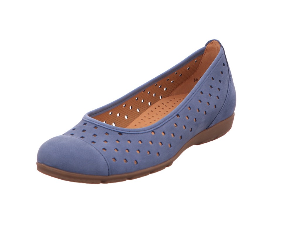 GABOR Ballerinas blau Gabor Fashion sportliche Ballerinas 44.1
