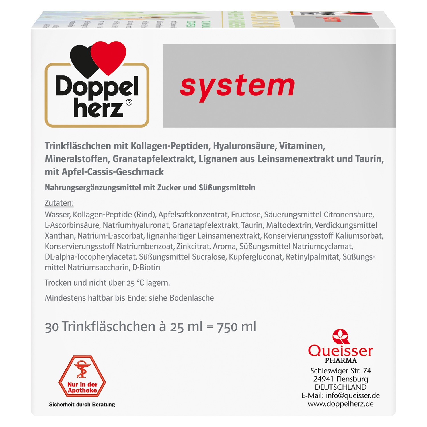 Kollagen Extra system Trinkampullen