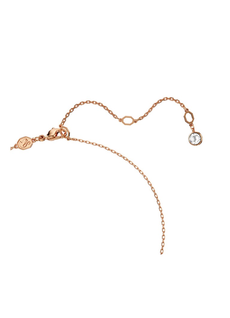Gold-plated Swarovski Hyperbola necklace