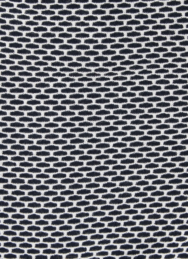 Cardigan LKBennett Honey din amestec fin de lână merinos cu model tricotat