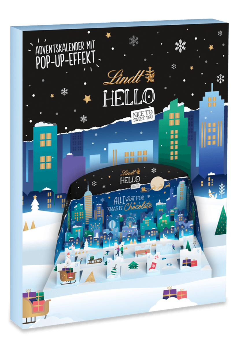 HELLO Adventskalender PopUp, 235g