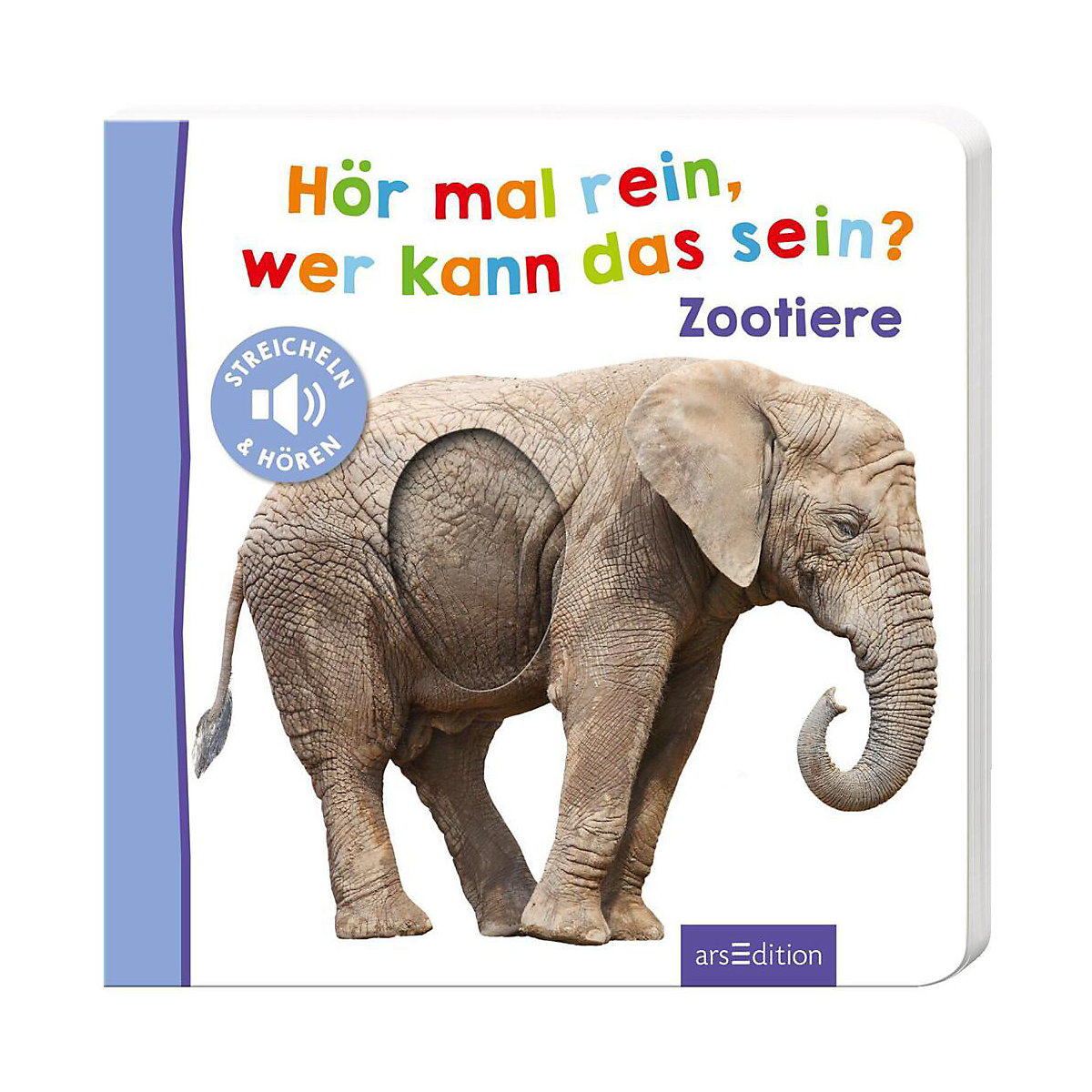 Hör mal rein, wer kann das sein Zootiere, Soundbuch mit Tiergeräuschen
