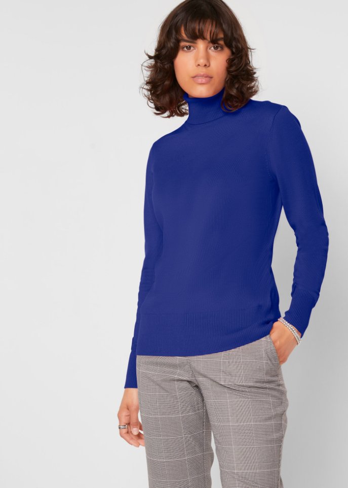 Basic Rollkragenpullover