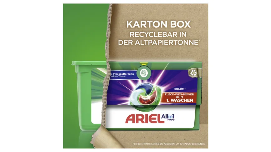 Ariel Color & Regular Waschmittel All-in-1 Pods Limitiertes Testangebot 10WL