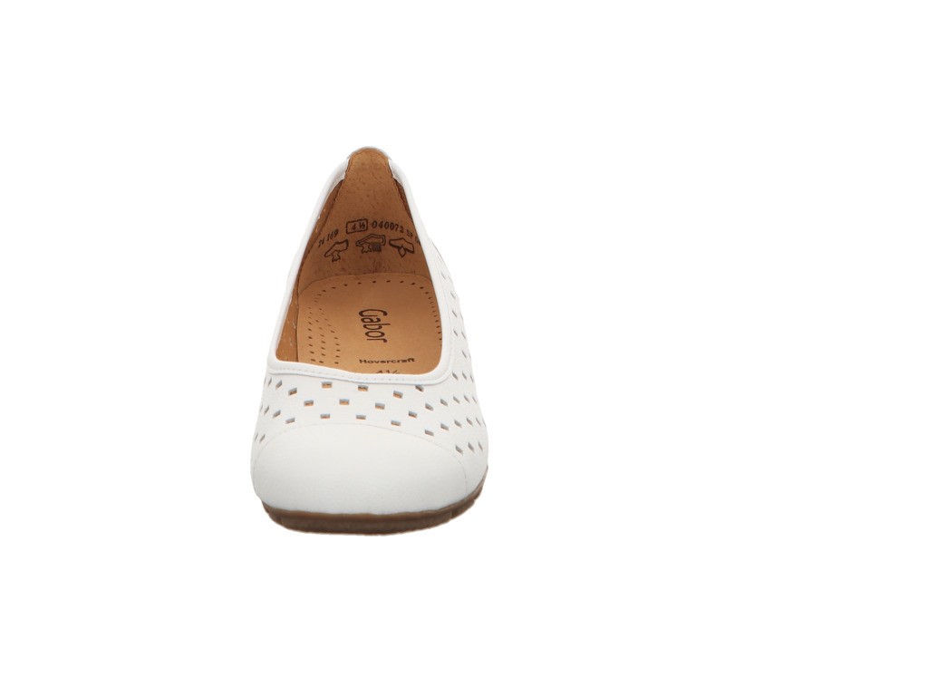 GABOR Ballerinas weiss Gabor Fashion Sportlicher Ballerina 24.1