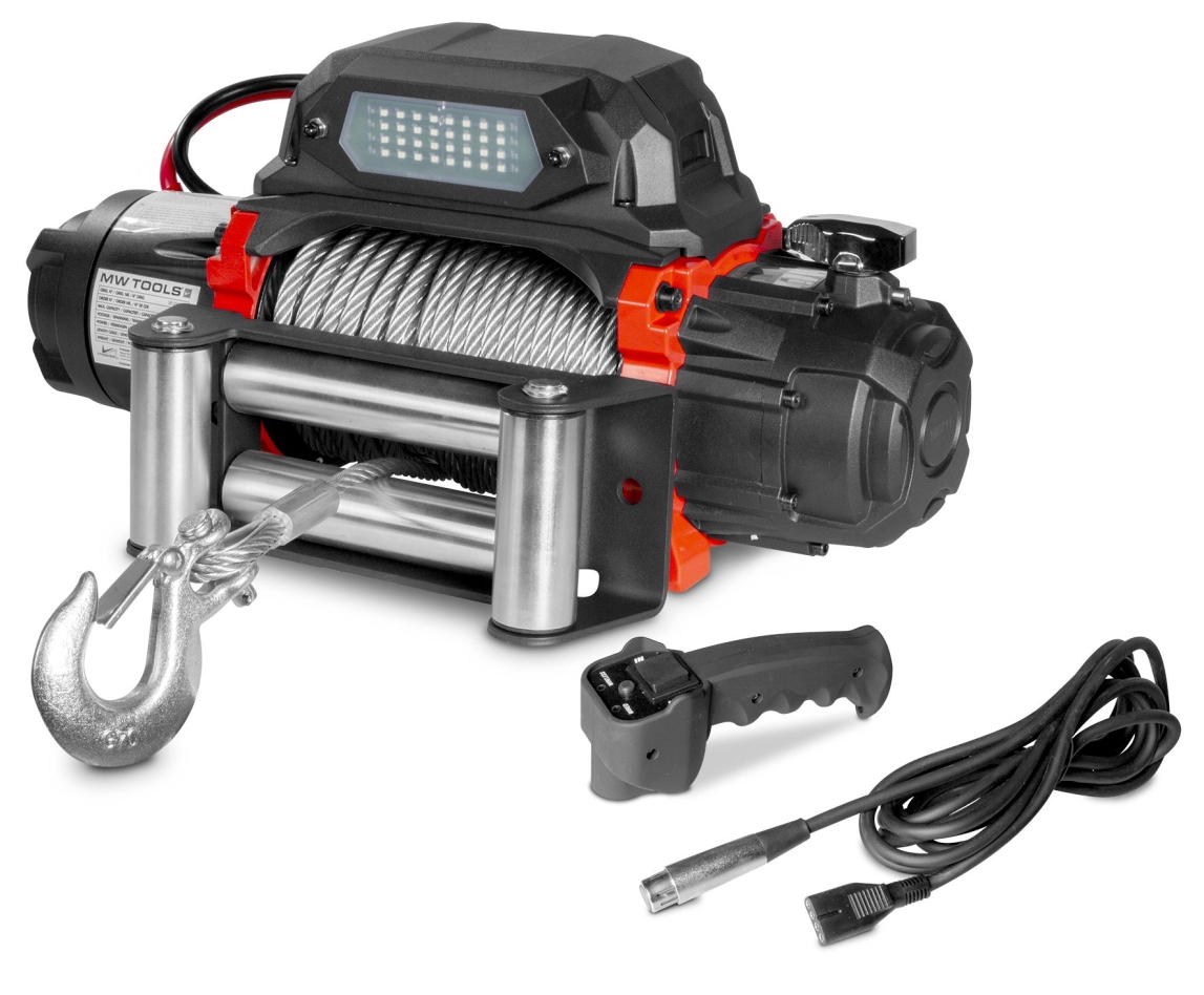 Metallwerke 754753160 SEL550012 Elektrischer Hebezeug 12V kabellos 26 Meter 5443 kg