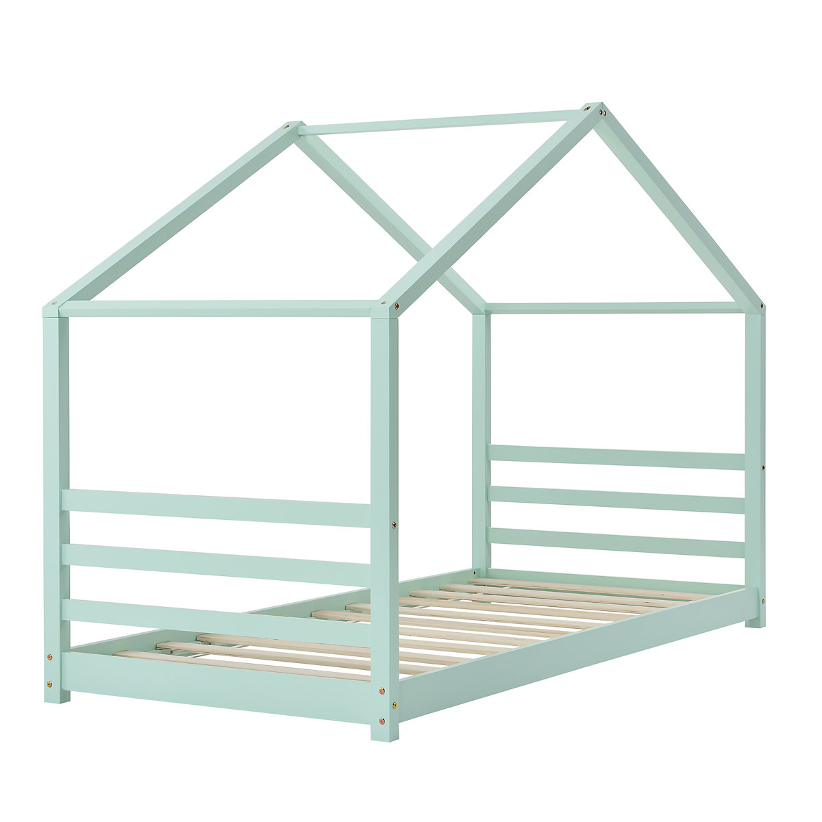 Kinderbett mit Lattenrost Hausbett Bettenhaus Jugendbett Holz in verschiedenen Größen und Farben