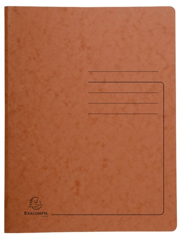 Exacompta Spiralmappe 240238E Braun Pressspankarton meliert 25 Stück