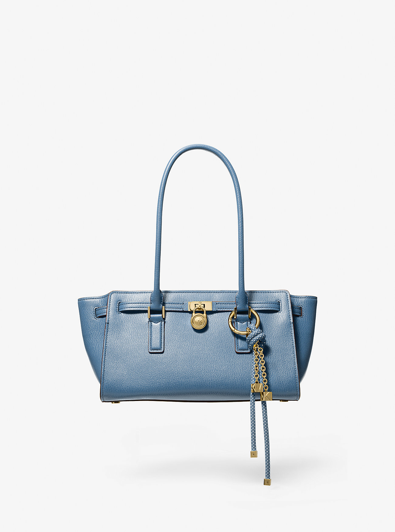 Borsa a mano piccola Hamilton Moderne in pelle - BLU FRANCESE