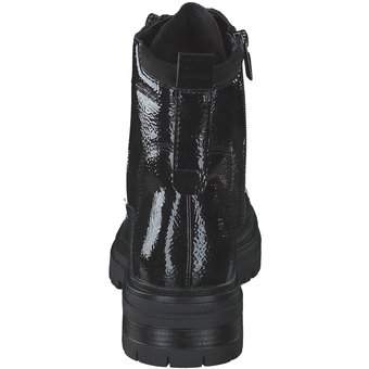 Tom Tailor Schnür Boots in schwarz