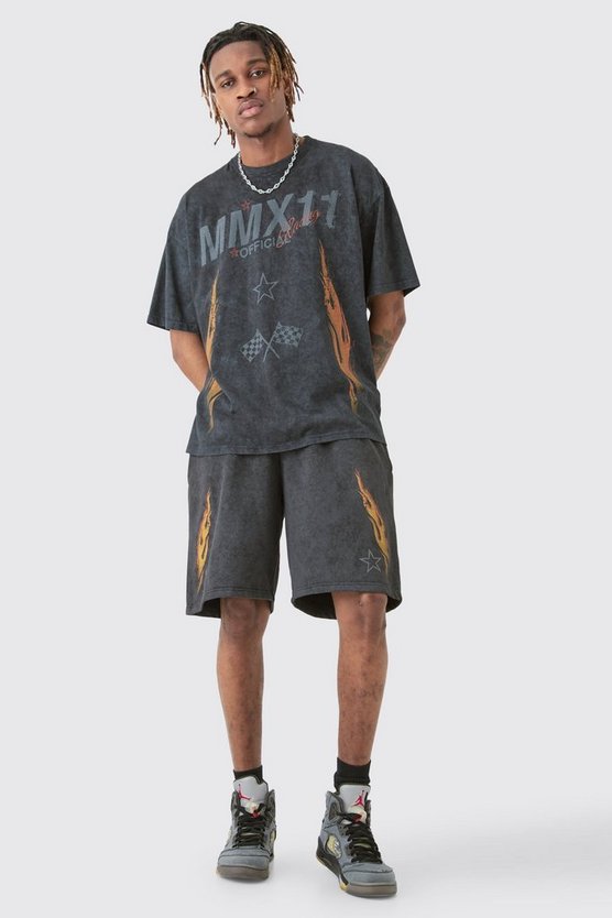 Tall Moto-Set mit Acid-Waschung