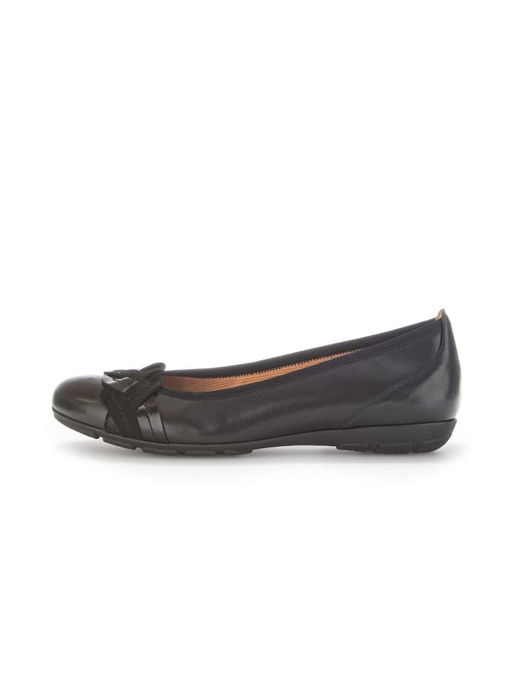 Gabor Fashion Elegante Ballerinas in schwarz günstig kaufen 40,5