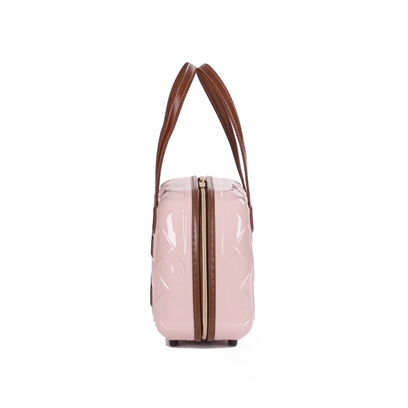 Stratic Leather&More - Hartschalen-Koffer Beautycase (bis 28cm) - rose