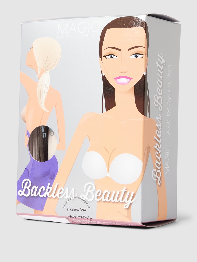 BH mit Push-up-Effekt Modell 'Backless Beauty' in offwhite