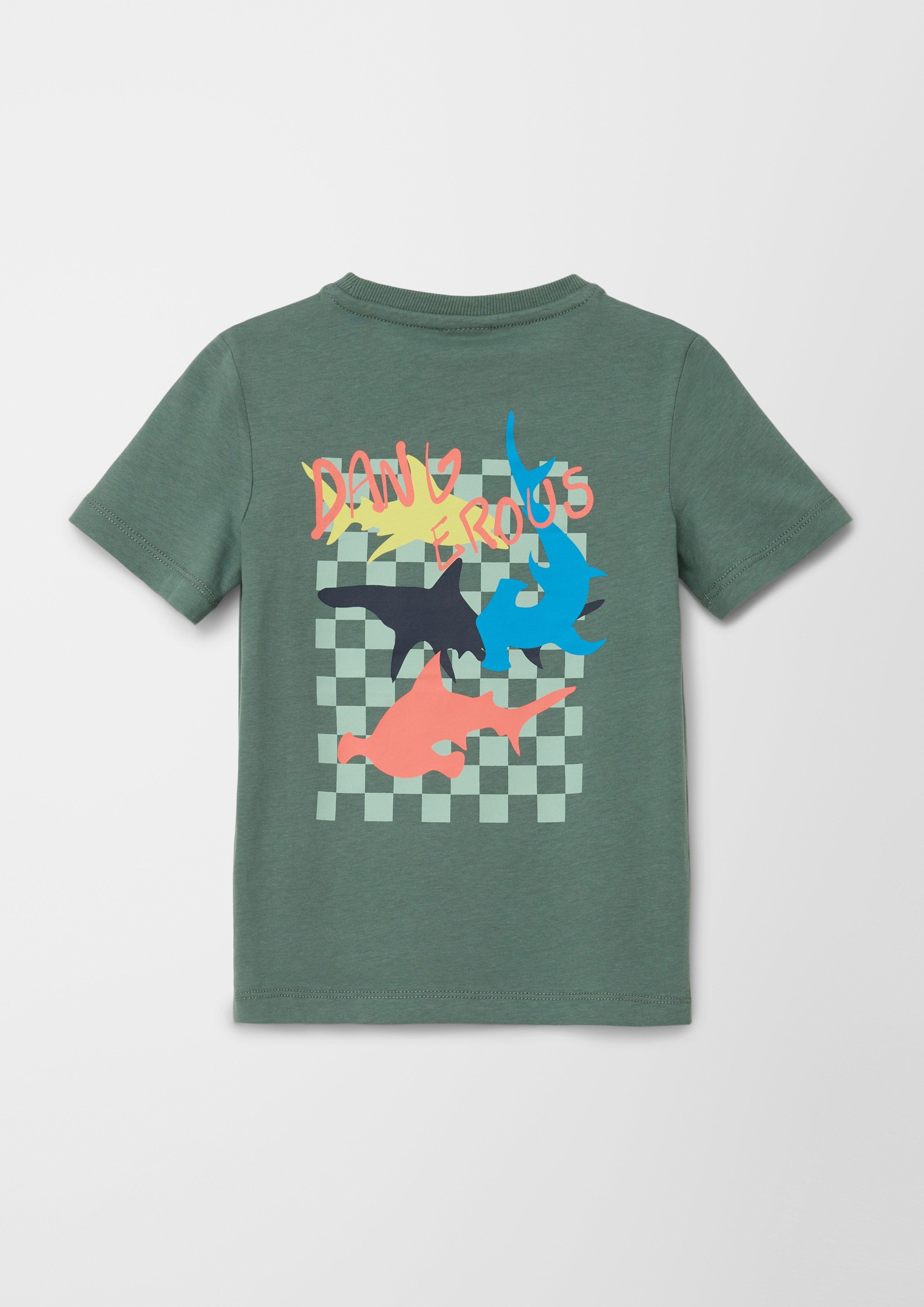 T-Shirt mit Rückenprint  2130687-6714