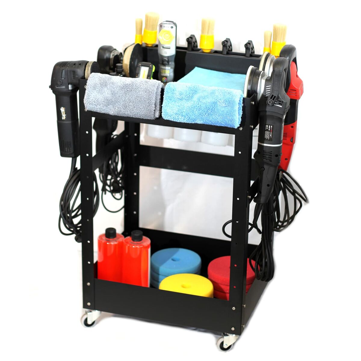 Poka Premium Detailing Trolley Standard mit 2 Ablagen