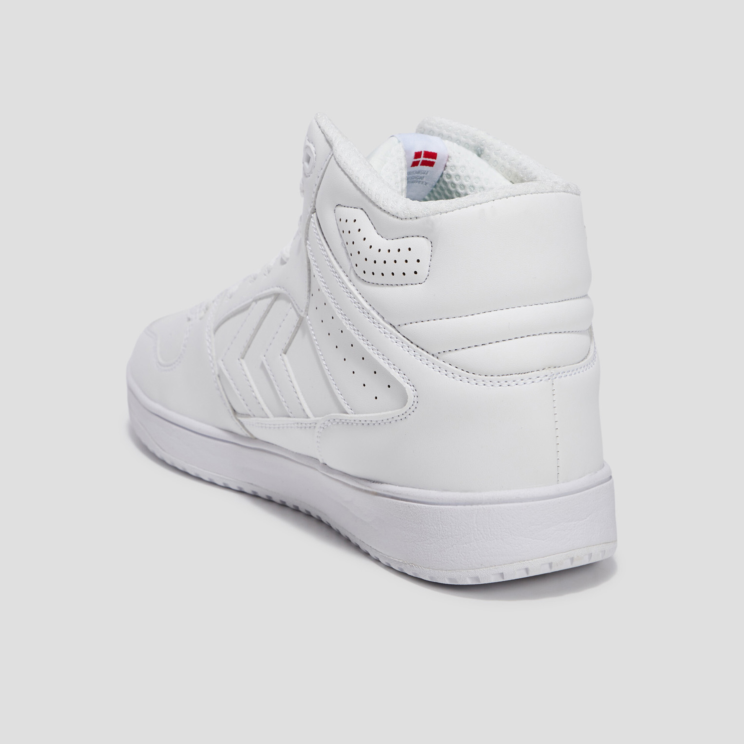 Baskets montantes à lacets blanc homme | La Halle
