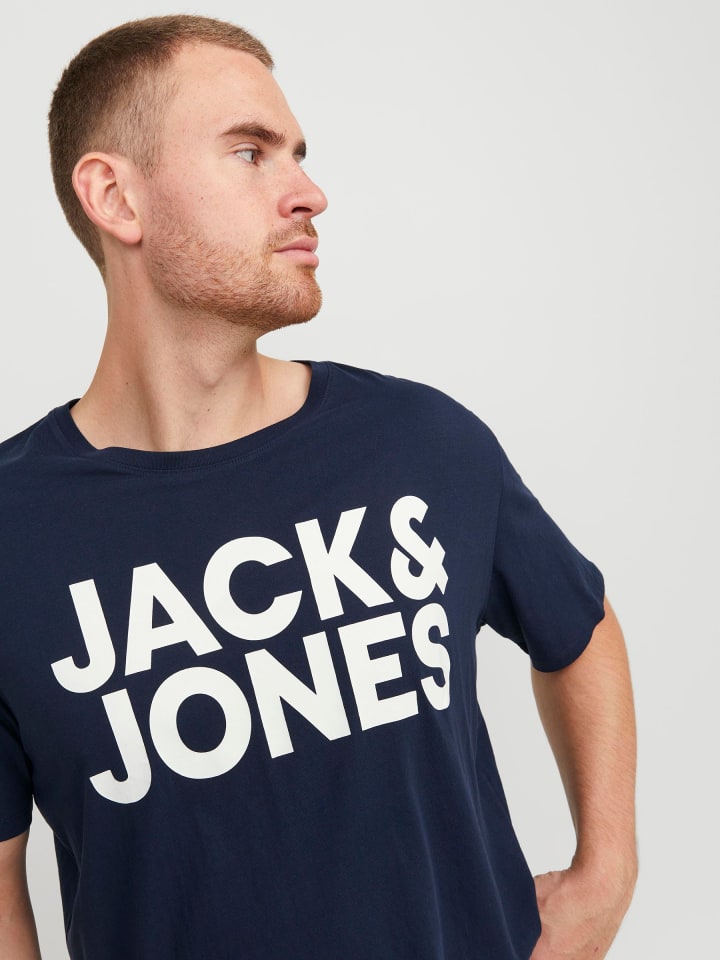 JACK & JONES PLUS T-shirt in Navy Blazer 2 günstig kaufen