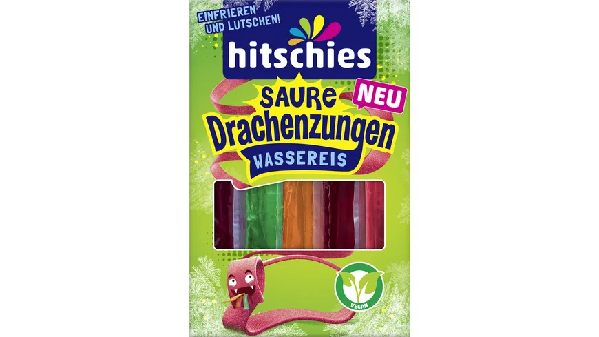 hitschies Saure Drachenzungen Wassereis 400 ml