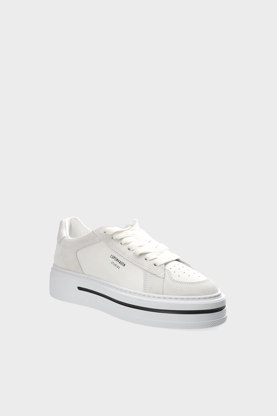 CPH181 leather mix white