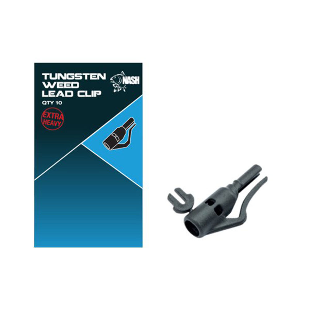 Zaciski ołowiane Nash Tungsten Weed Lead Clip (x10)
