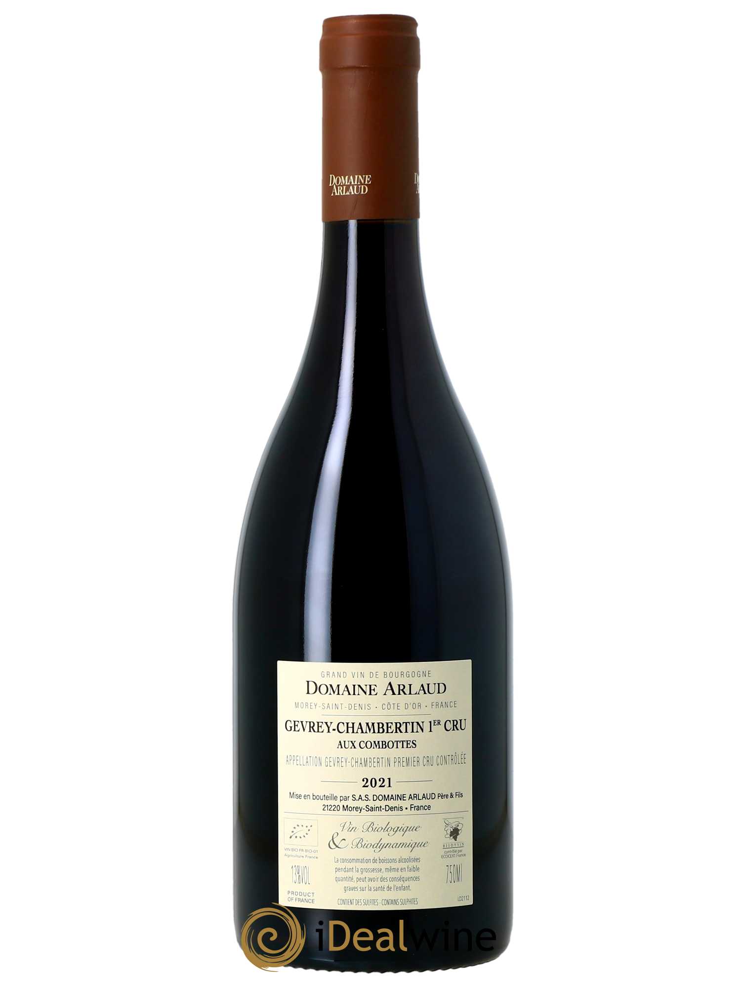Gevrey-Chambertin 1er Cru Aux Combottes Arlaud  2021 - Lot de 1 Bouteille
