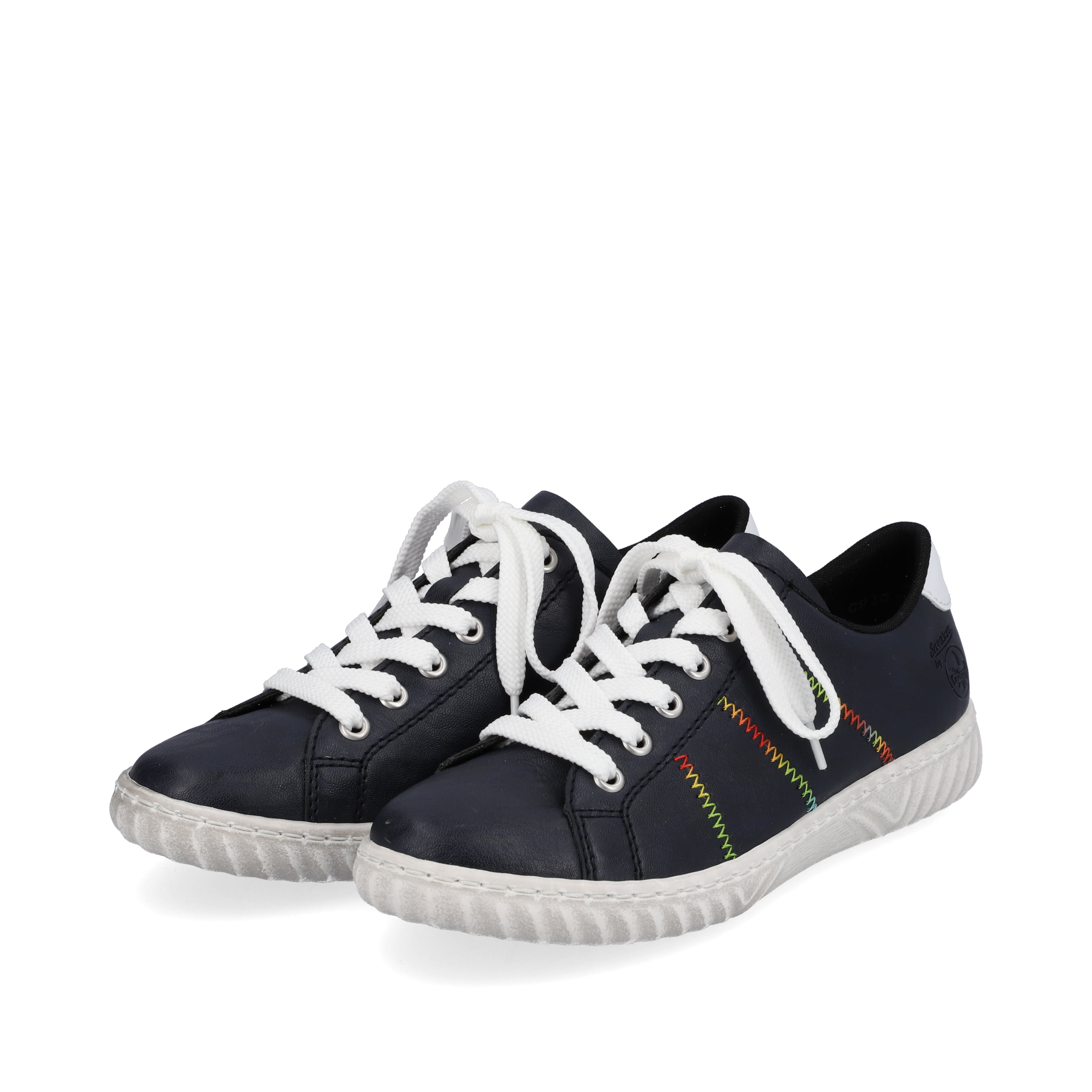 Rieker Damen Schnürschuhe marineblau