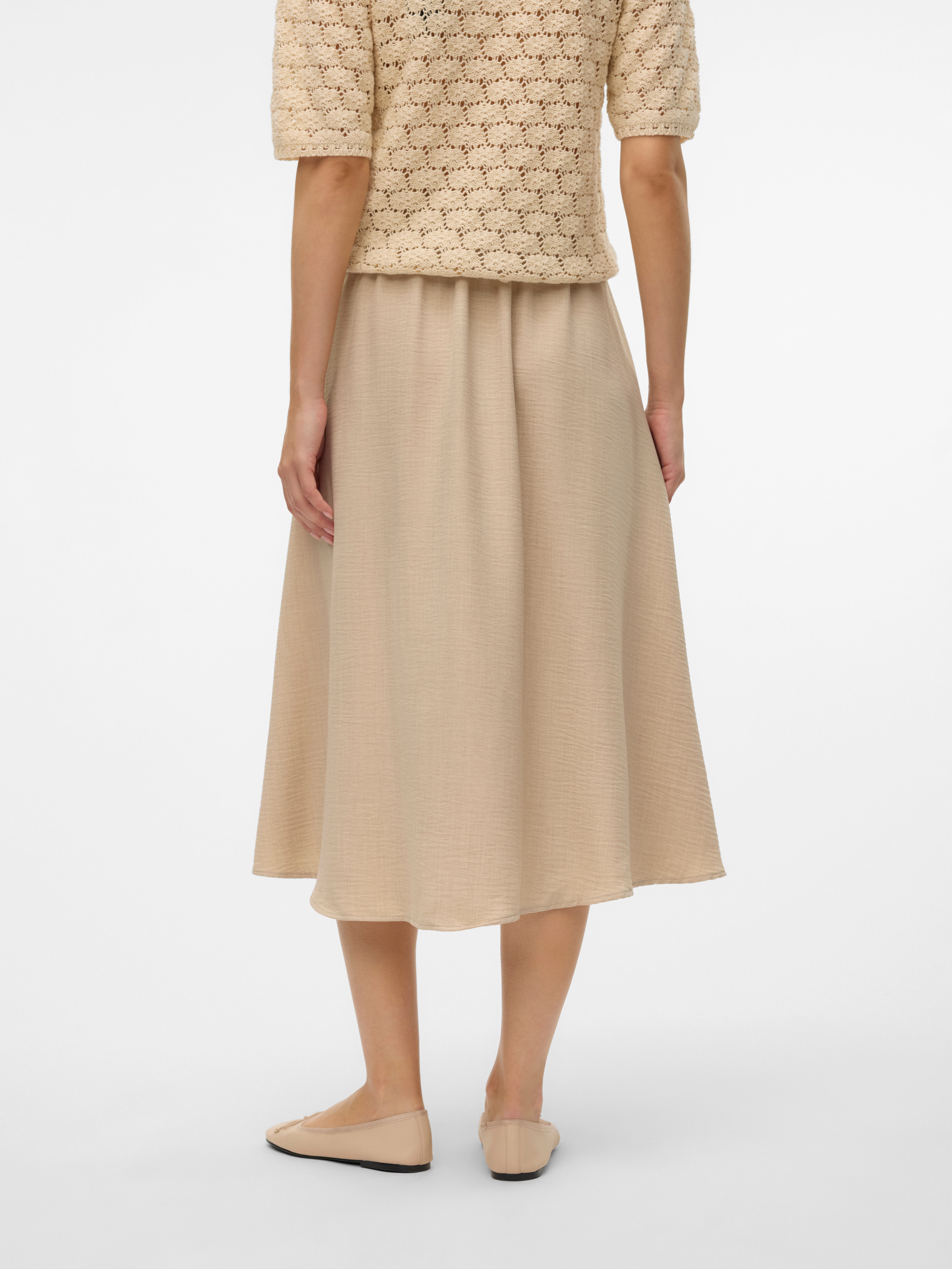 VMMELANEY Hohe Taille Langer Rock