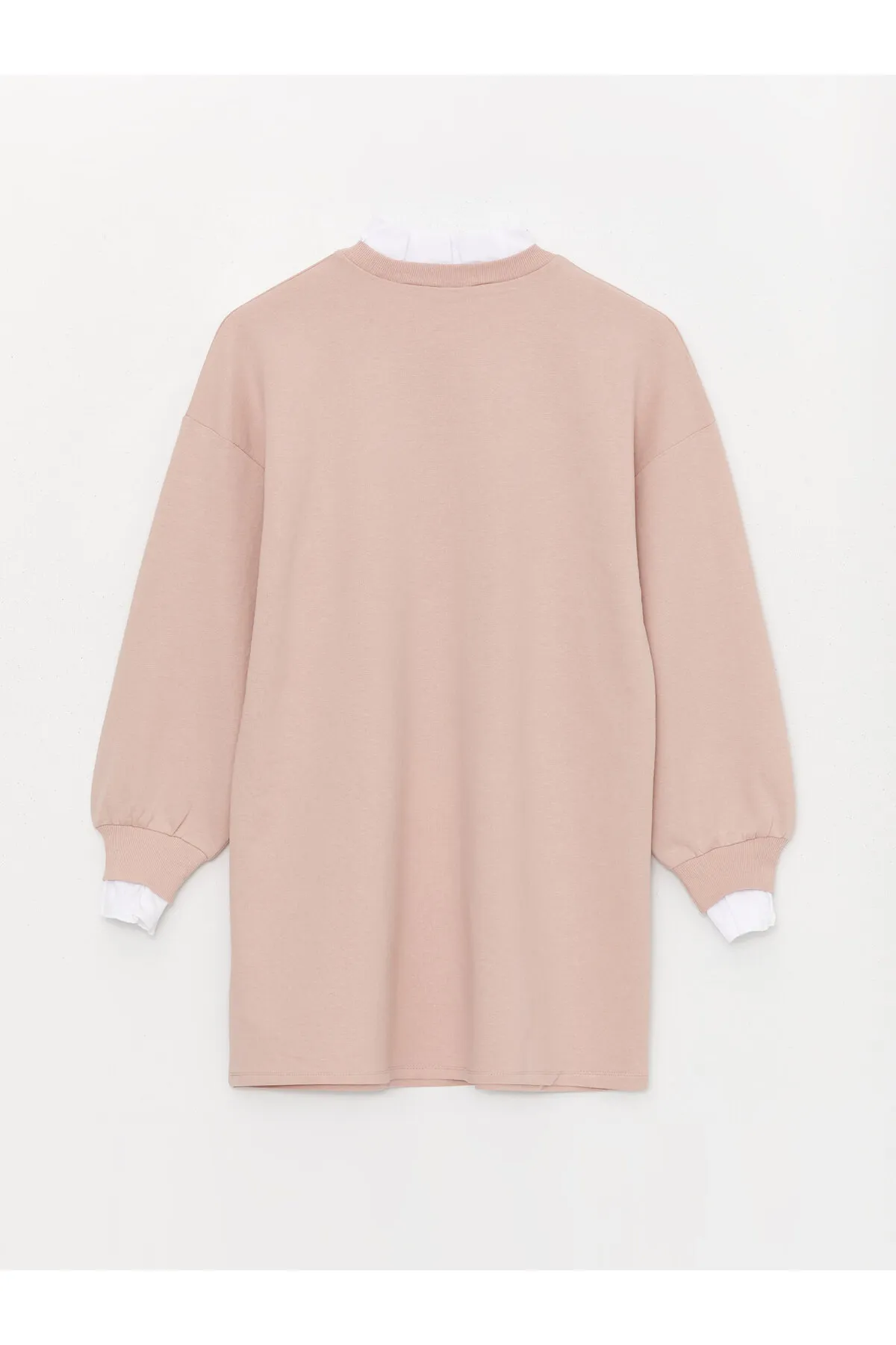 LC Waikiki  Rundhalsausschnitt, einfarbig, langärmelig, Damen-Sweatshirt-Tunika