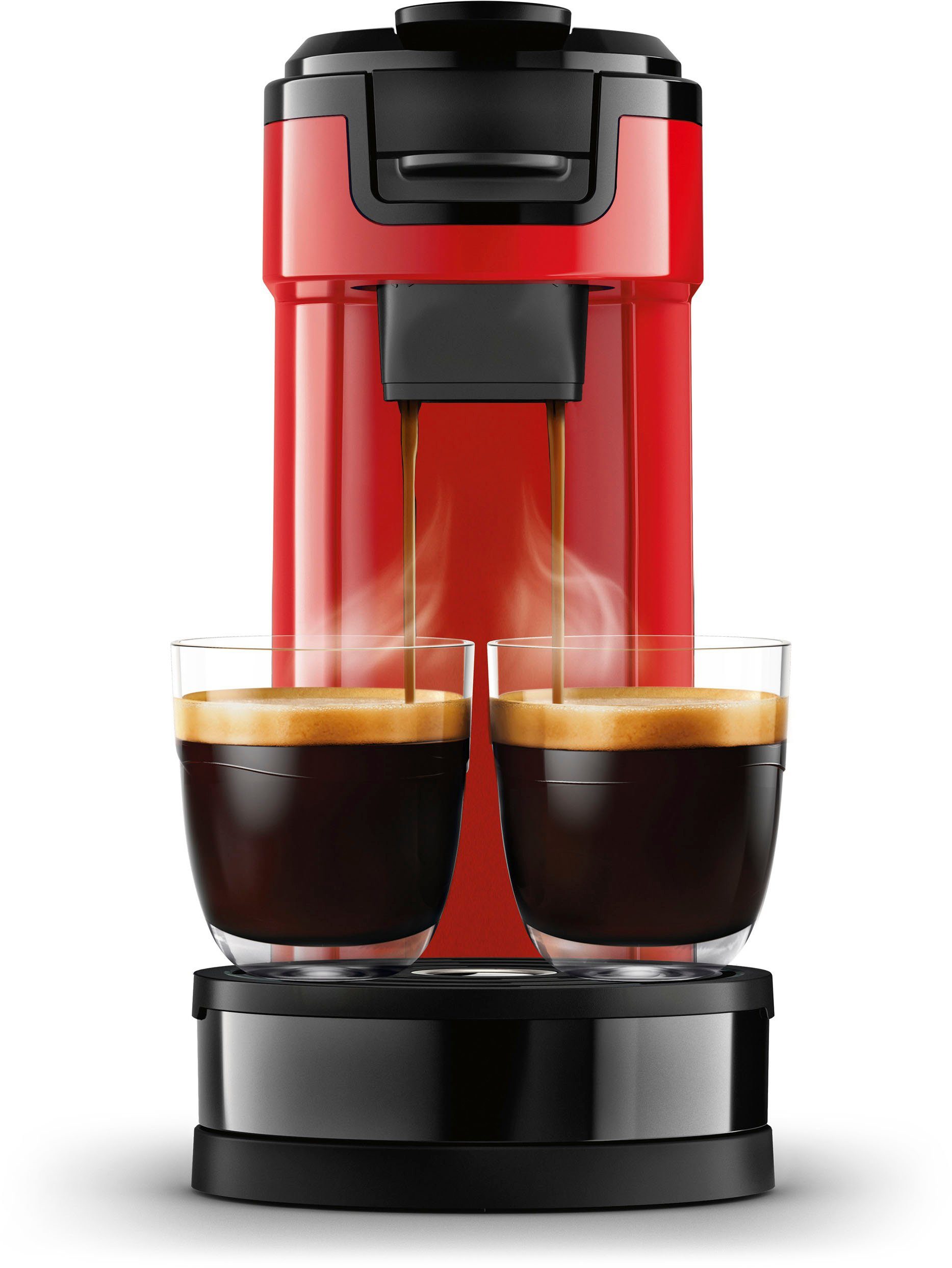 Philips Senseo Kaffeepadmaschine Switch HD6592/84, 1l Kaffeekanne, inkl. Kaffeepaddose im Wert von 9,90 € UVP