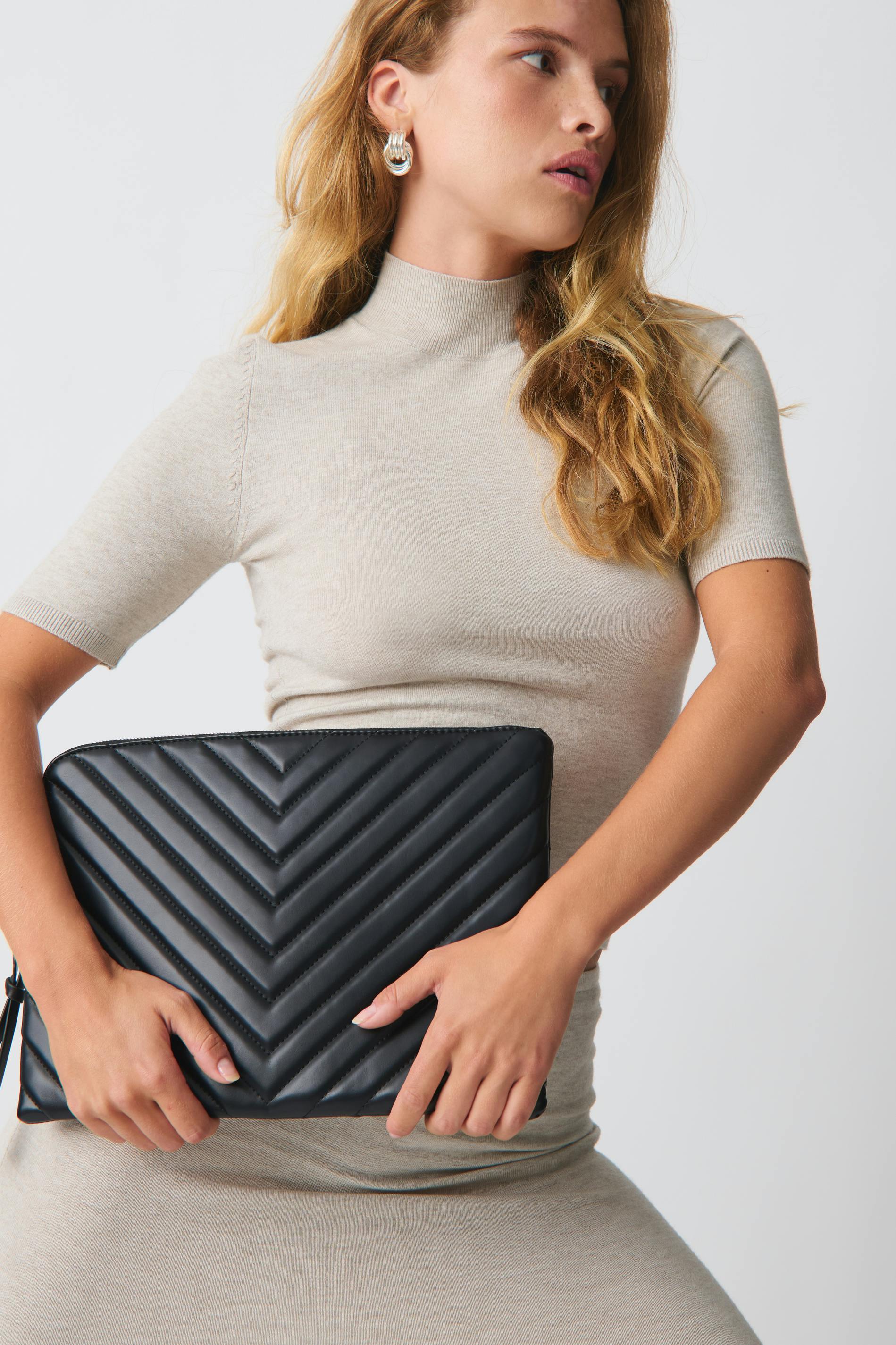 Quilted laptop case