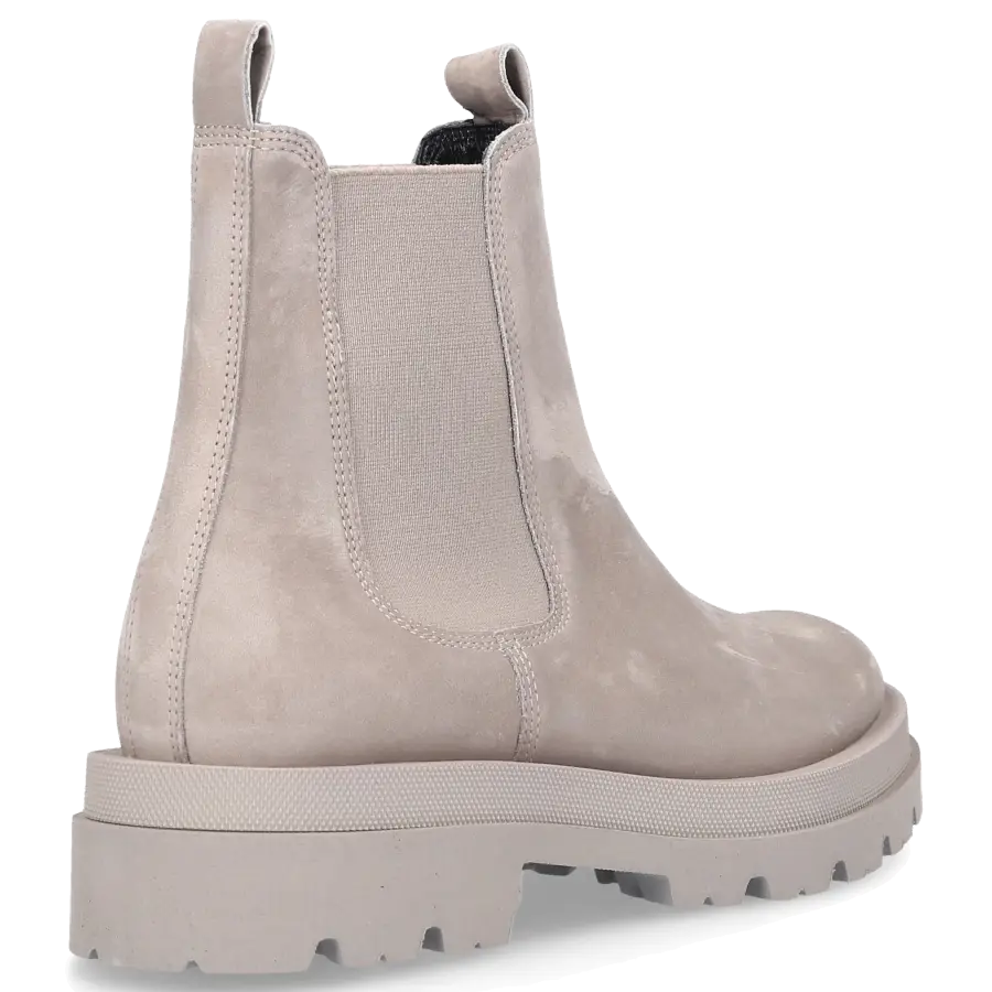 305 SOBE - Chelsea Boots DEBBIE Nubukleder - beige