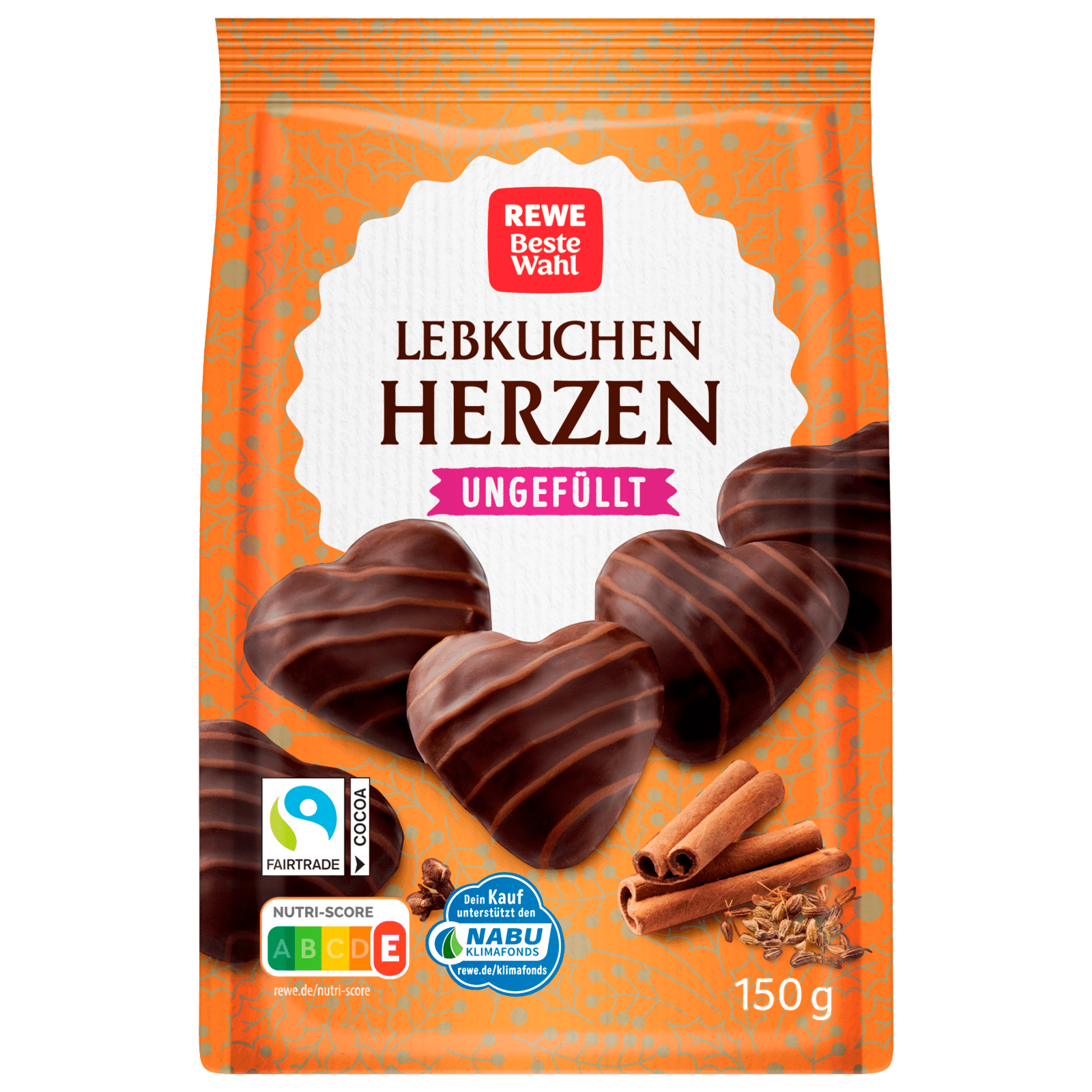 REWE Beste Wahl Lebkuchen Herzen 150g
