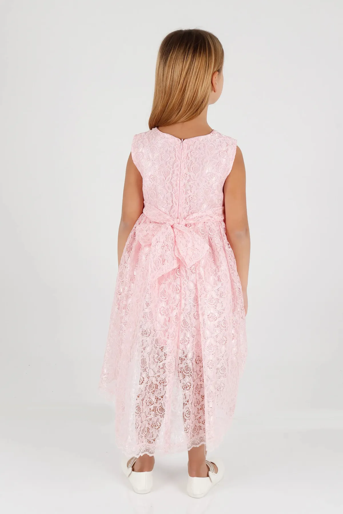 AHENGİM  Mädchen-Abendkleid mit Spitze, Ak2208