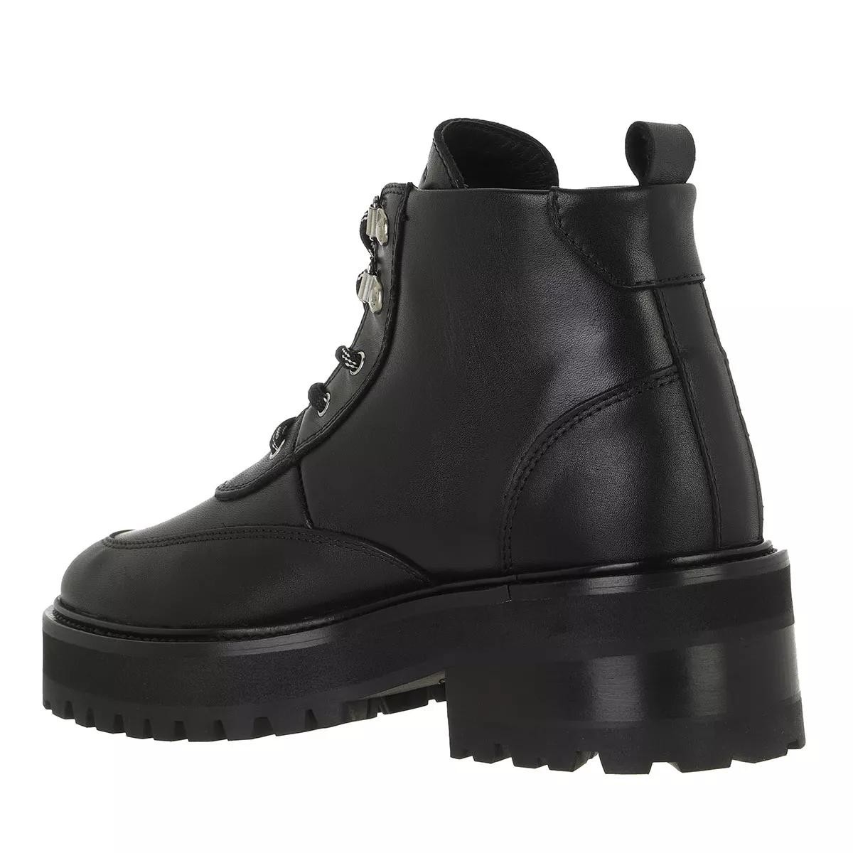 THE KOOPLES Schnür-Stiefeletten schwarz Schnürstiefel