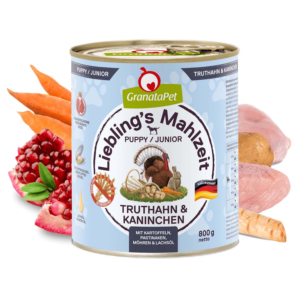 GranataPet Liebling's Mahlzeit Junior Truthahn und Kaninchen