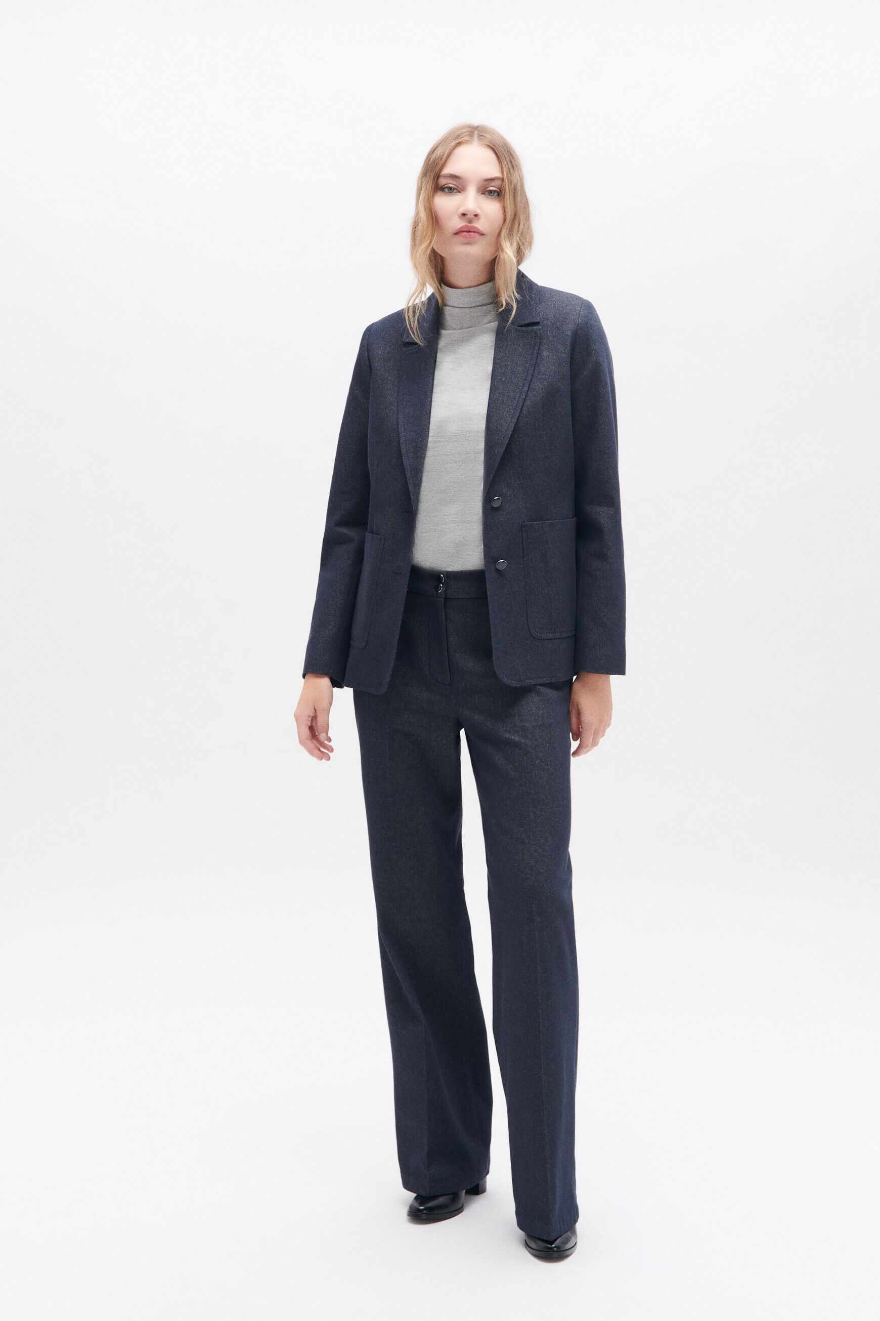 Veste vjama denim double stone femme