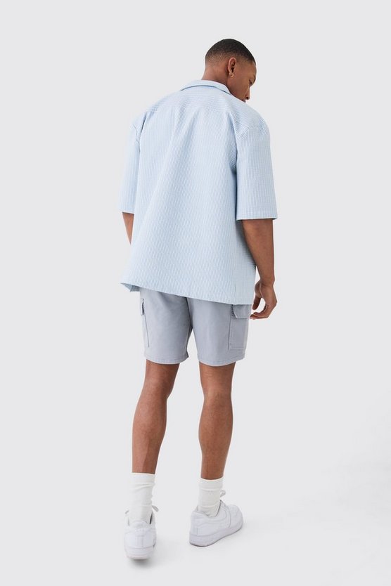 Slim-Fit Cargo-Shorts