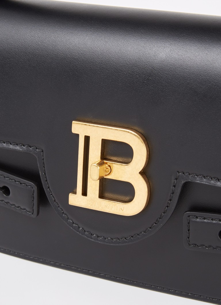Balmain B-Buzz teļādas rokassoma ar noņemamu plecu siksnu